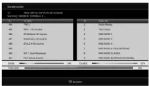 XORO HST 250S - Sendersuche - 1