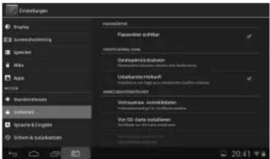XORO HST 250S - Anwendungen manuell installieren - 1