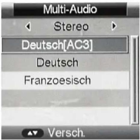 Multi-Audio Stereo Deutsch[AC3] Deutsch Franzoesisch Versch.