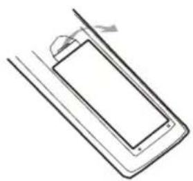 XORO HRS 8600 CI - Einlegen der Batterie und Operationsradius - 1