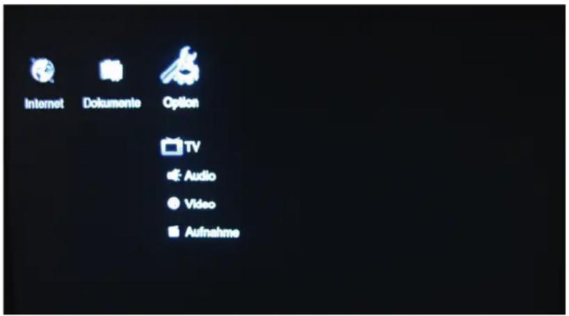 Internet Dokumente Option TV Audio Video Aufnahme