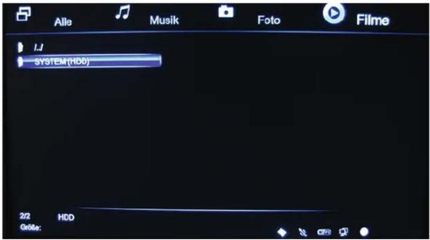 Alle Musik Foto Filme I.J. SYSTEM(HDD) 2/2 HDD Größe: