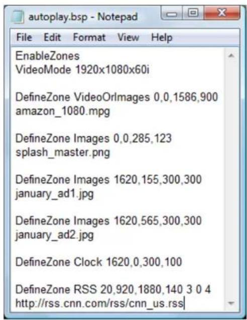 BrightSign HD600 - Using zones with playlists - 1