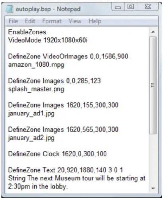 BrightSign HD600 - Using zones with playlists - 3