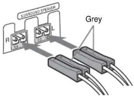 SURROUND SPEAKER R L Grey
