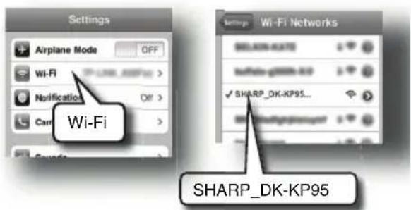 SHARP DK-KP95PH - Direkte drahtlose Verbindung - 1