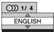 JVC XV-EXA10 - Selecting the audio language - 3