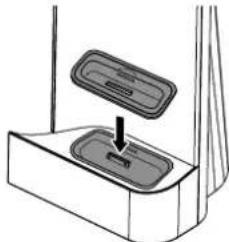 KENWOOD CLX-70 - Anschließen des iPod Dock-Adapters - 1