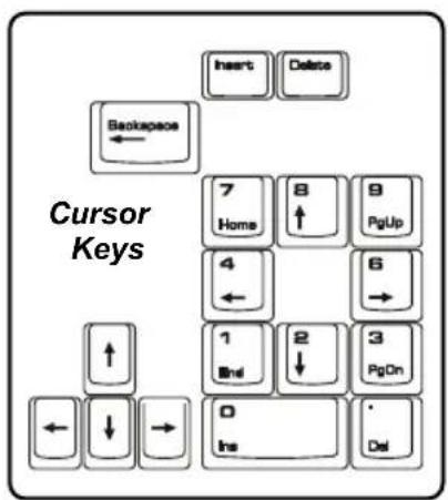 TARGA Traveller 1776 X2 - Cursor Keys - 1