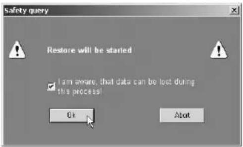TARGA Traveller 1776 X2 - Restoring the System by Using the System Recovery Software - 1