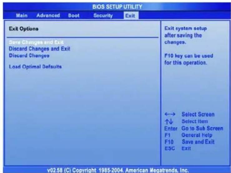 TARGA Traveller 1720 ML42 - Exit menu - 1