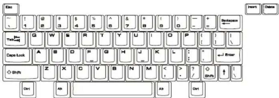 TARGA Traveller 1720 ML42 - Typemachinetoetsen - 1