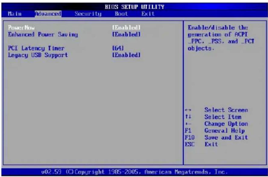 TARGA Traveller 1577 X2 - Advanced menu - 1