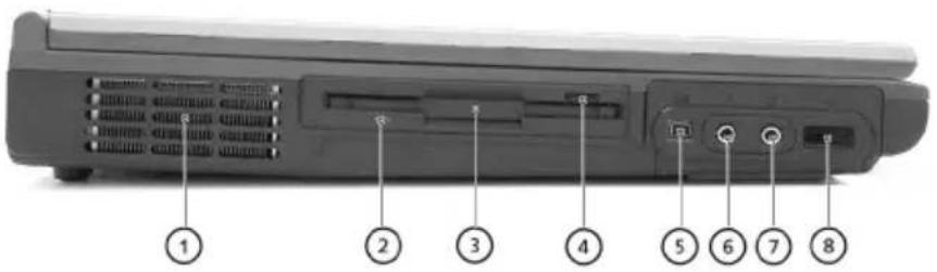 ACER Aspire 1350 - Linke Seite - 1