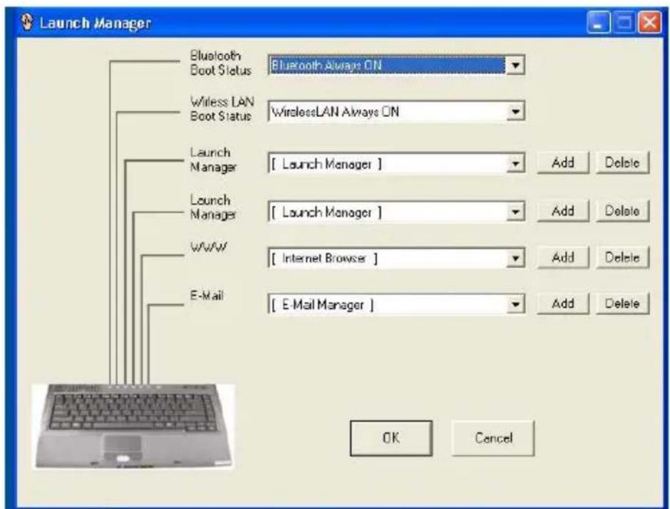 ACER Aspire 1350 - Launch Manager - 1