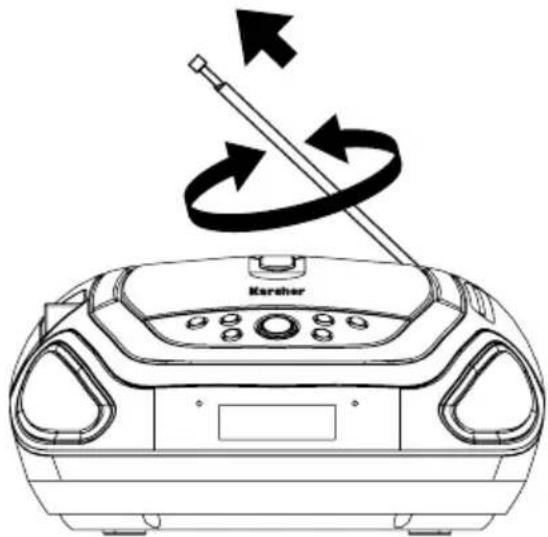 Karcher Audio RR 5070 - FÜR EINEN BESSEREN EMPFANG - 1