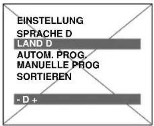 ARISTONA 63TA4412 - Verlassen des Menüs Einstellung: - 2