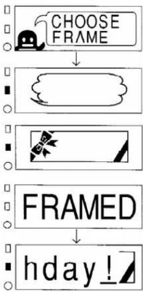 BROTHER P-Touch ST-5 - CHOOSE A FRAME - 2