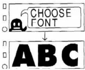 CHOOSE FONT ABC