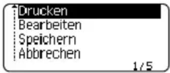 Drucken Bearbeiten Speichern Abbrechen 1/5