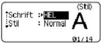 BROTHER P-Touch H300 - Vorlagen verwenden - Beispiel: Inventaraufkleber erstellen - 1