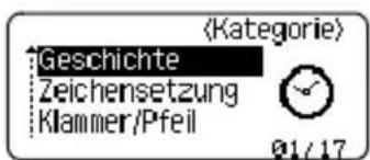 Geschichte Zeichensetzung Klammer/Pfeil 01/17
