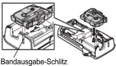Bandausgabe-Schlitz