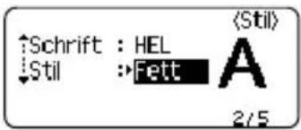 BROTHER P-Touch H300 - Vorlagen verwenden - Beispiel: Inventaraufkleber erstellen - 2