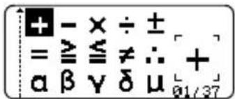 + - x ÷ ± = ≥ ≦ ≠ ∴ + α β γ δ μ 01/37
