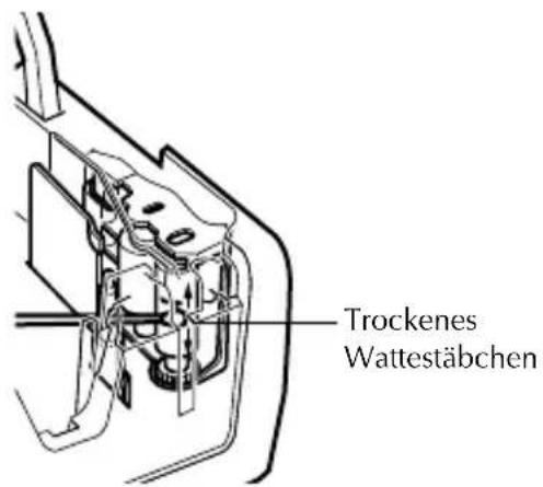 Trockenes Wattestäbchen