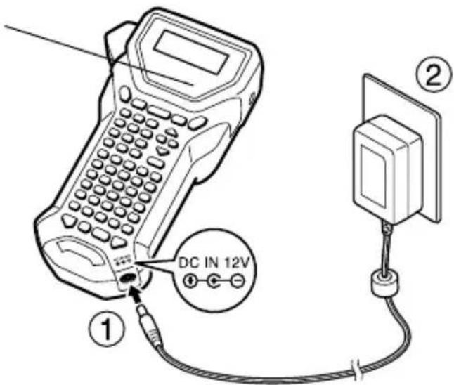 BROTHER P-Touch 7600 - Akku einlegen - 2
