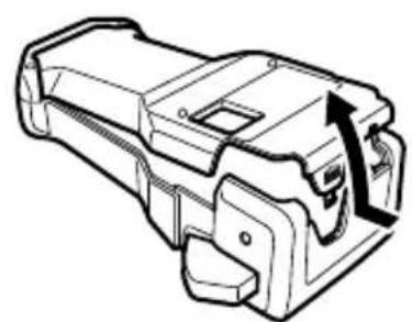 BROTHER P-Touch 7600 - Batterien einlegen - 1