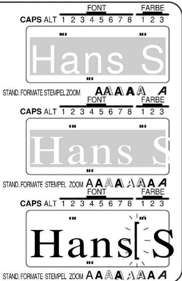CAPS ALT 1 2 3 4 5 6 7 8 FONT FARBE Hans S STAND. FORMATE STEMPEL ZOOM A A A A A A CAPS ALT 1 2 3 4 5 6 7 8 FONT FARBE Hans S STAND. FORMATE STEMPEL ZOOM A A A A A A A FONT FARBE CAPS ALT 1 2 3 4 5 6 7 8 Hans[S] STAND. FORMATE STEMPEL ZOOM A A A A A A A