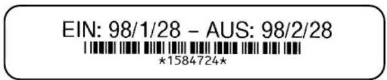 EIN: 98/1/28 - AUS: 98/2/28 *1584724*