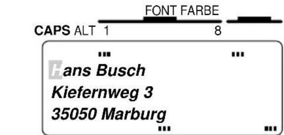 FONT FARBE CAPS ALT 1 8 Hans Busch Kiefernweg 3 35050 Marburg