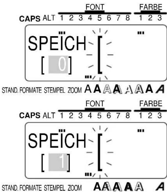 CAPS ALT 1 2 3 4 5 6 7 8 FONT FARBE SPEICH [0] ... STAND. FORMATE STEMPEL ZOOM A A A A A A A FONT FARBE CAPS ALT 1 2 3 4 5 6 7 8 1 2 3 SPEICH [1] ... STAND. FORMATE STEMPEL ZOOM A A A A A A