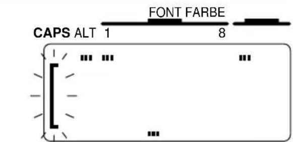 CAPS ALT 1 FONT FARBE 8