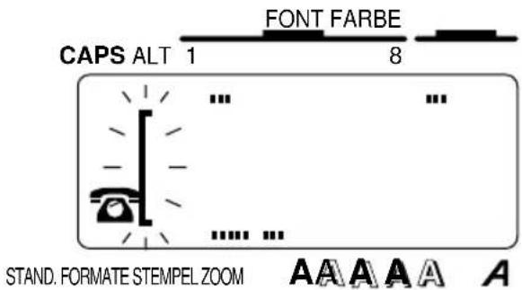 CAPS ALT 1 FONT FARBE 8 ... ... ... STAND. FORMATE STEMPEL ZOOM A A A A A