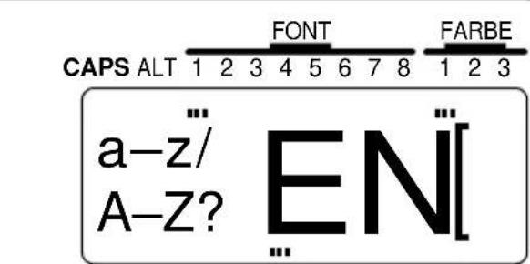 CAPS ALT 1 2 3 4 5 6 7 8 a-z/ ENI A-Z?