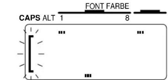 CAPS ALT 1 FONT FARBE 8