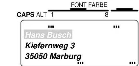 CAPS ALT 1 FONT FARBE 8 Hans Busch Kiefernweg 3 35050 Marburg