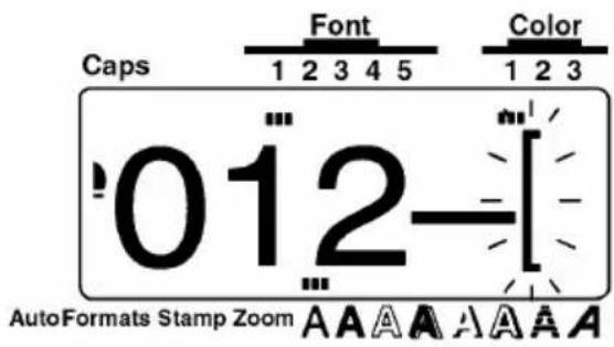 Caps Font Color 1 2 3 4 5 1 2 3 '012- AutoFormats Stamp Zoom A A A A A A A