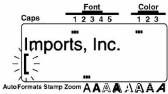 Caps Font Color 1 2 3 4 5 1 2 3 Imports, Inc. AutoFormats Stamp Zoom A A A A A A A A A