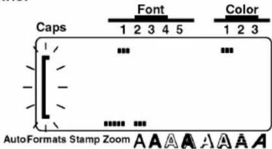 Caps Font Color 1 2 3 4 5 1 2 3 AutoFormats Stamp Zoom A A A A A A A A A