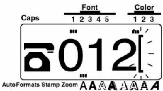 Caps Font Color 1 2 3 4 5 1 2 3 012 AutoFormats Stamp Zoom A A A A A A A A