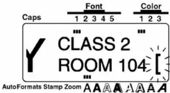 Caps Font Color 1 2 3 4 5 1 2 3 Y CLASS 2 ROOM 104 AutoFormats Stamp Zoom A A A A A A A A