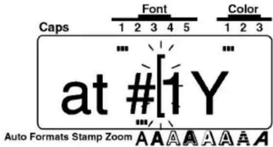 Caps Font Color 1 2 3 4 5 at #1Y Auto Formats Stamp Zoom A A A A A A A A
