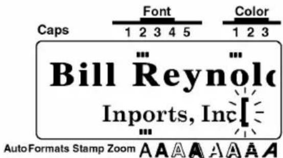 Caps Font Color 1 2 3 4 5 1 2 3 Bill Reynold Inports, Inc! AutoFormats Stamp Zoom A A A A A A A A