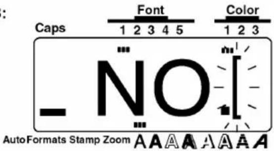Caps Font Color 1 2 3 4 5 1 2 3 NO AutoFormats Stamp Zoom A A A A A A A A