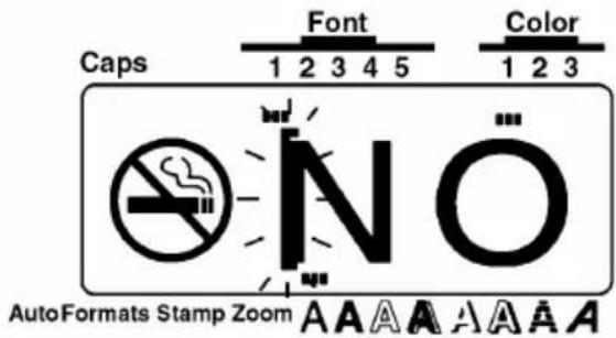 Caps Font Color 1 2 3 4 5 1 2 3 NO AutoFormats Stamp Zoom A A A A A A A A